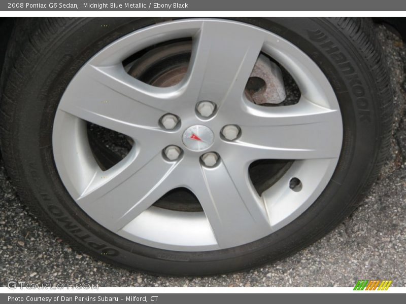 Midnight Blue Metallic / Ebony Black 2008 Pontiac G6 Sedan