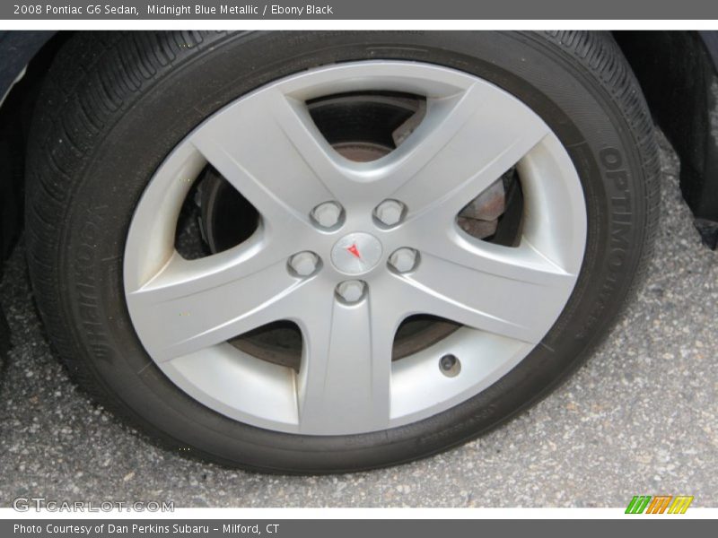 Midnight Blue Metallic / Ebony Black 2008 Pontiac G6 Sedan