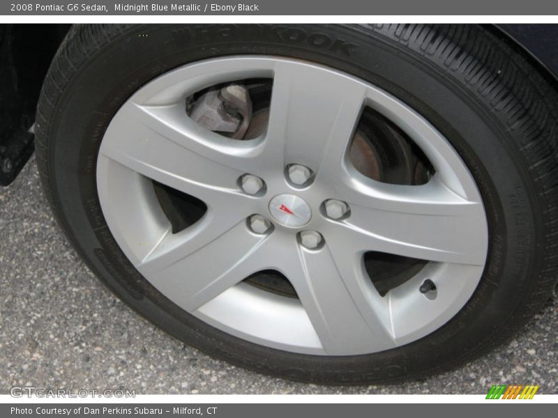 Midnight Blue Metallic / Ebony Black 2008 Pontiac G6 Sedan