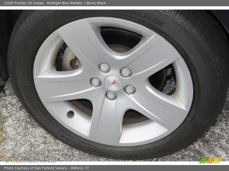 Midnight Blue Metallic / Ebony Black 2008 Pontiac G6 Sedan