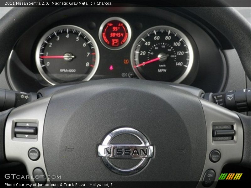 Magnetic Gray Metallic / Charcoal 2011 Nissan Sentra 2.0