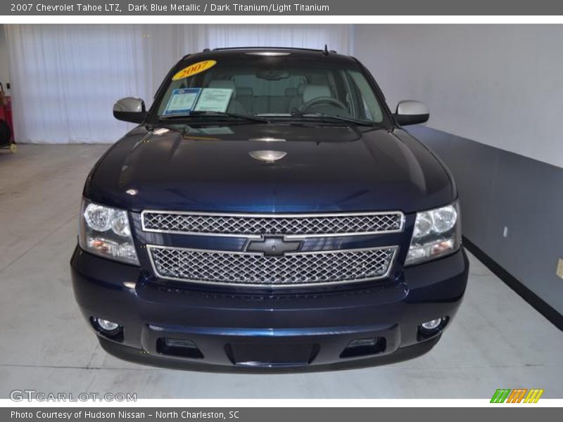 Dark Blue Metallic / Dark Titanium/Light Titanium 2007 Chevrolet Tahoe LTZ