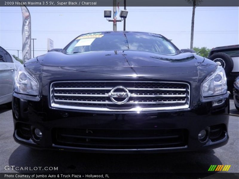 Super Black / Charcoal 2009 Nissan Maxima 3.5 SV