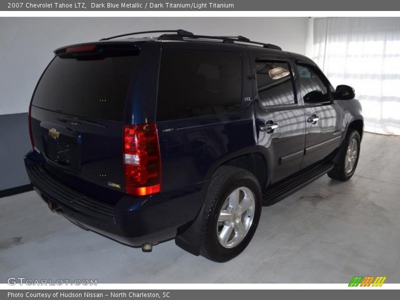 Dark Blue Metallic / Dark Titanium/Light Titanium 2007 Chevrolet Tahoe LTZ