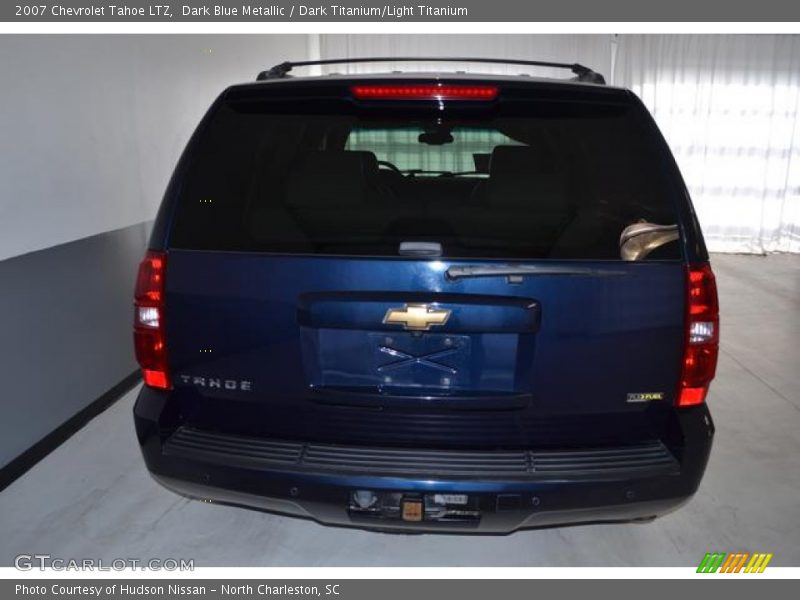 Dark Blue Metallic / Dark Titanium/Light Titanium 2007 Chevrolet Tahoe LTZ