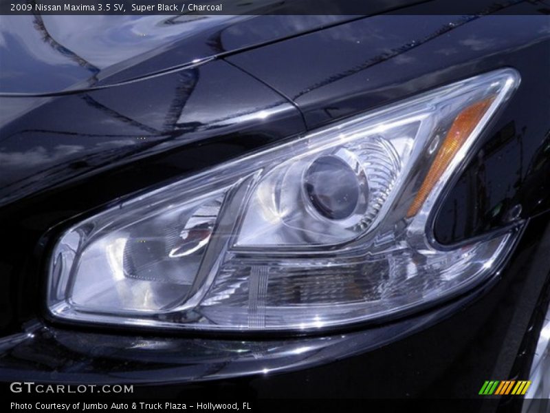 Super Black / Charcoal 2009 Nissan Maxima 3.5 SV