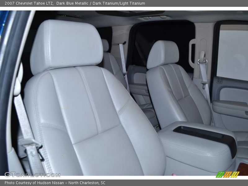 Dark Blue Metallic / Dark Titanium/Light Titanium 2007 Chevrolet Tahoe LTZ