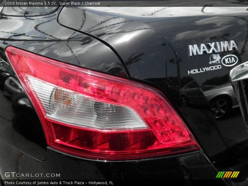 Super Black / Charcoal 2009 Nissan Maxima 3.5 SV