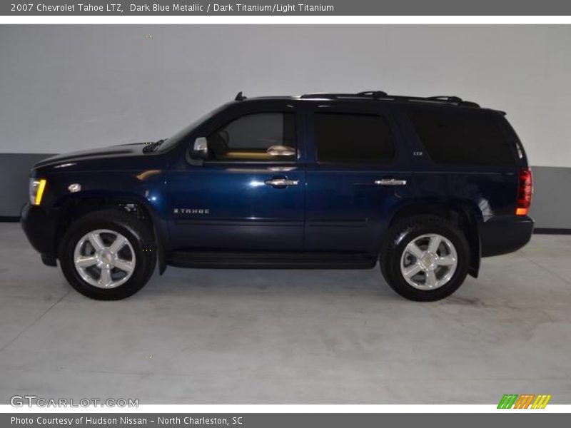 Dark Blue Metallic / Dark Titanium/Light Titanium 2007 Chevrolet Tahoe LTZ