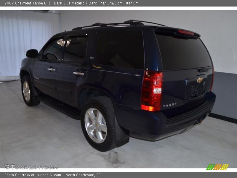 Dark Blue Metallic / Dark Titanium/Light Titanium 2007 Chevrolet Tahoe LTZ