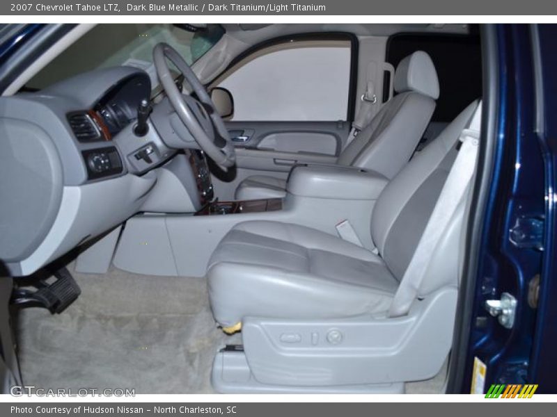 Dark Blue Metallic / Dark Titanium/Light Titanium 2007 Chevrolet Tahoe LTZ