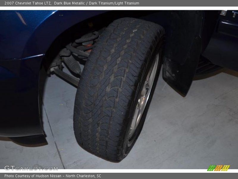 Dark Blue Metallic / Dark Titanium/Light Titanium 2007 Chevrolet Tahoe LTZ