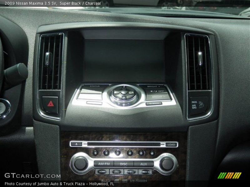 Super Black / Charcoal 2009 Nissan Maxima 3.5 SV