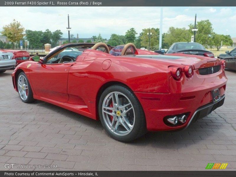 Rosso Corsa (Red) / Beige 2009 Ferrari F430 Spider F1