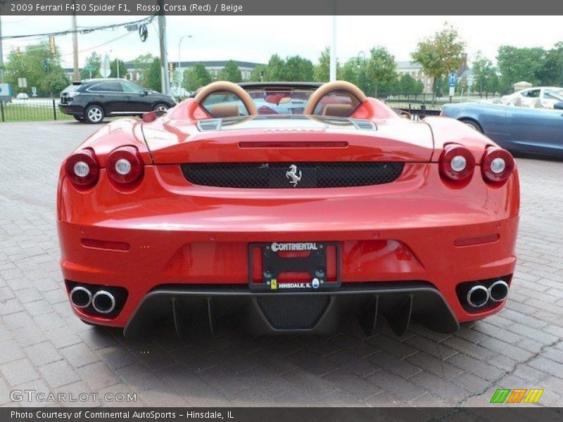 Rosso Corsa (Red) / Beige 2009 Ferrari F430 Spider F1