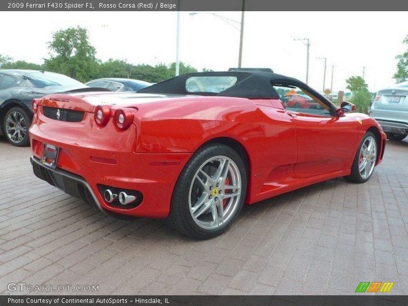 Rosso Corsa (Red) / Beige 2009 Ferrari F430 Spider F1