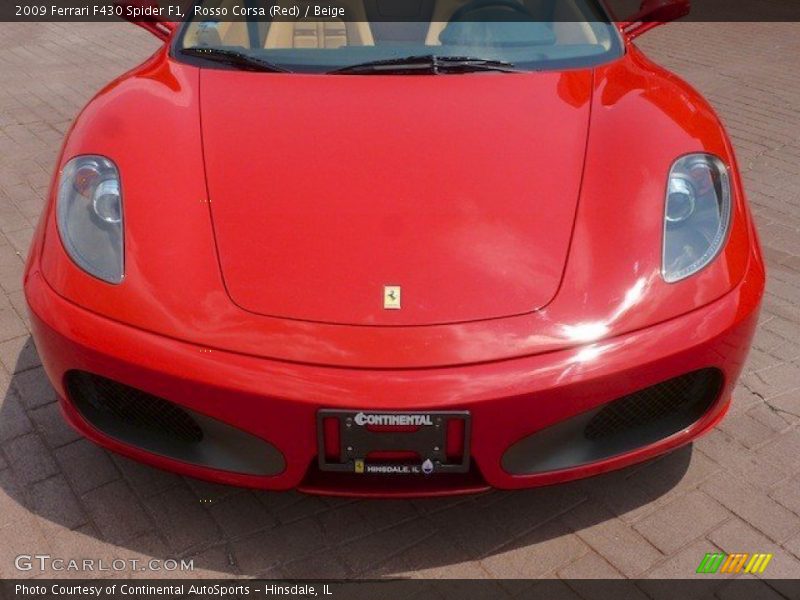 Rosso Corsa (Red) / Beige 2009 Ferrari F430 Spider F1