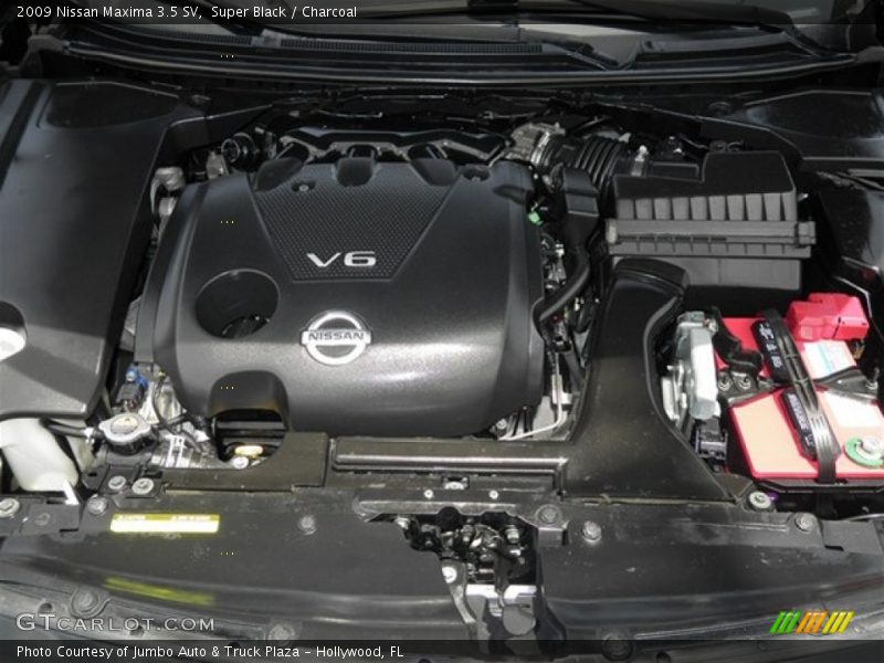 Super Black / Charcoal 2009 Nissan Maxima 3.5 SV