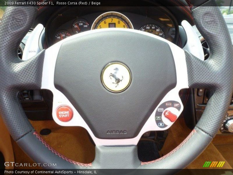  2009 F430 Spider F1 Steering Wheel