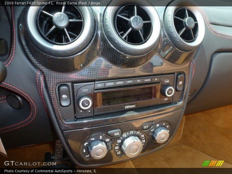 Controls of 2009 F430 Spider F1