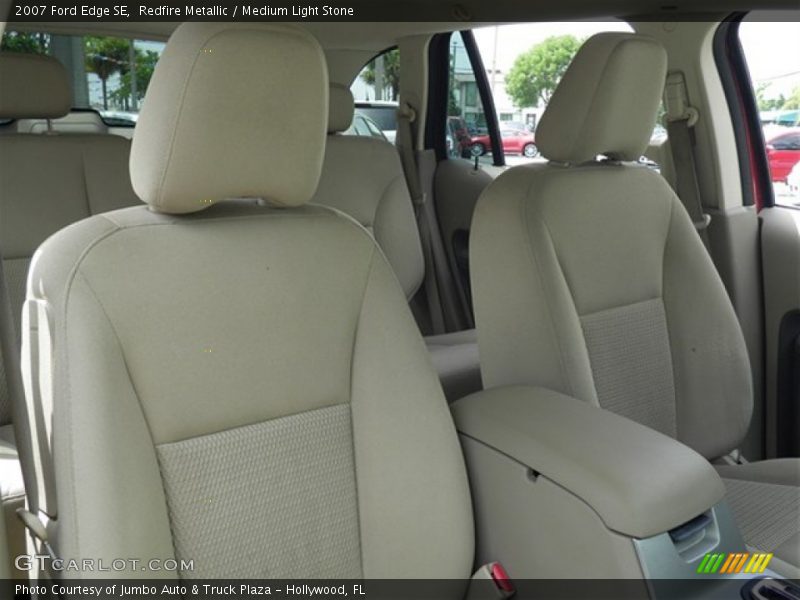 Redfire Metallic / Medium Light Stone 2007 Ford Edge SE