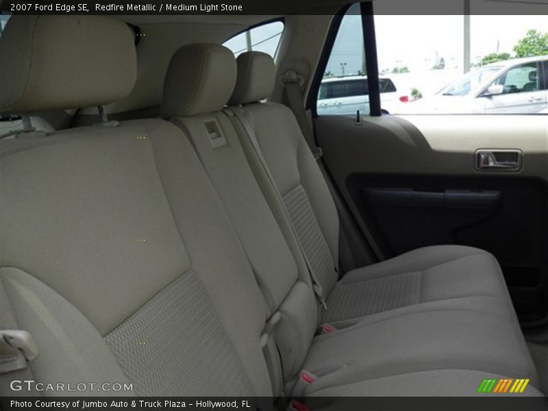 Redfire Metallic / Medium Light Stone 2007 Ford Edge SE