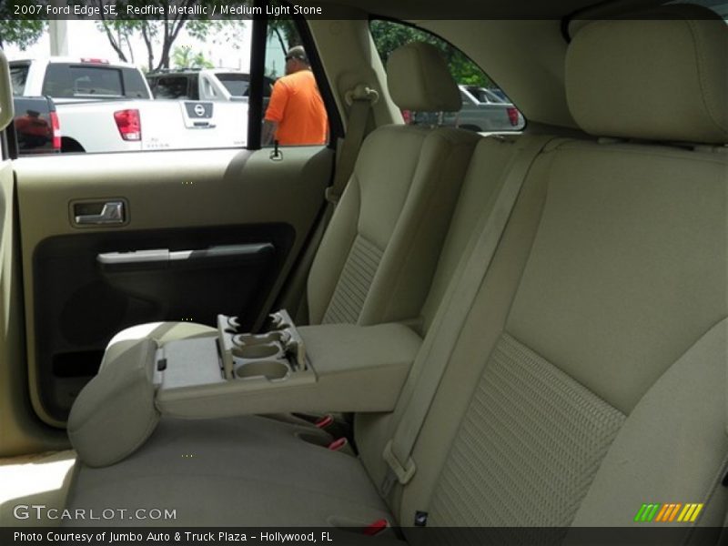 Redfire Metallic / Medium Light Stone 2007 Ford Edge SE