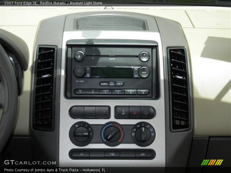 Redfire Metallic / Medium Light Stone 2007 Ford Edge SE