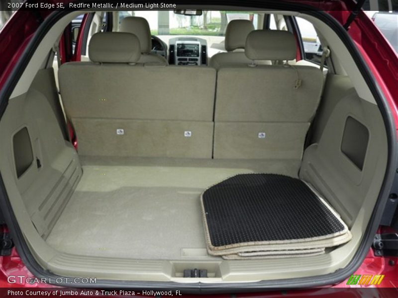 Redfire Metallic / Medium Light Stone 2007 Ford Edge SE