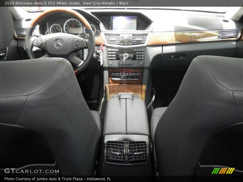 Steel Grey Metallic / Black 2010 Mercedes-Benz E 350 4Matic Sedan