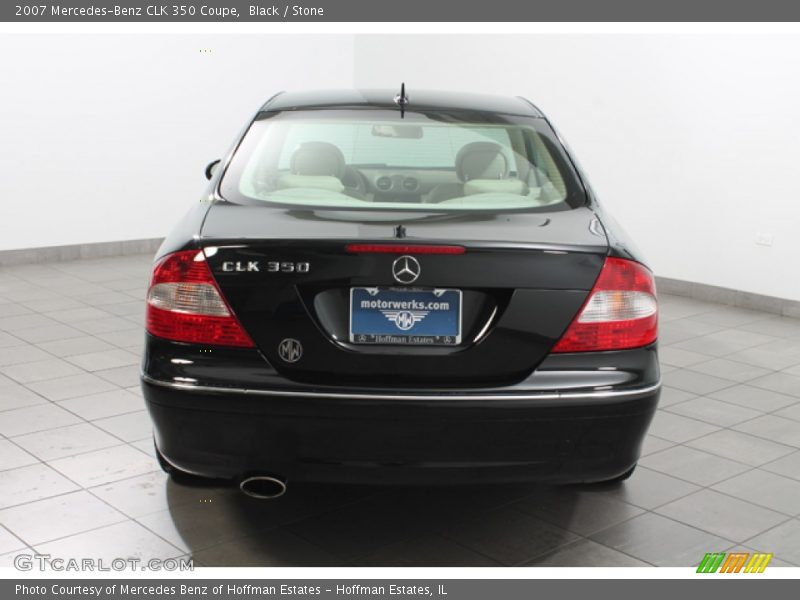 Black / Stone 2007 Mercedes-Benz CLK 350 Coupe