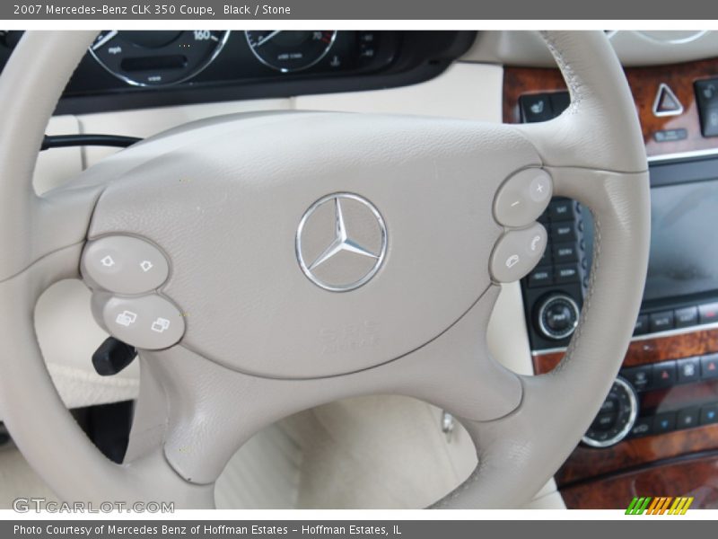 Black / Stone 2007 Mercedes-Benz CLK 350 Coupe