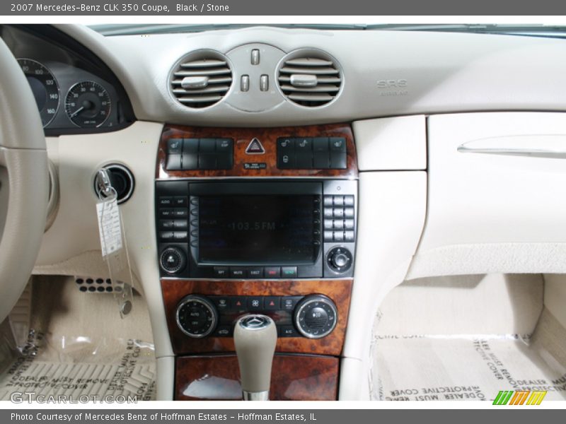 Black / Stone 2007 Mercedes-Benz CLK 350 Coupe