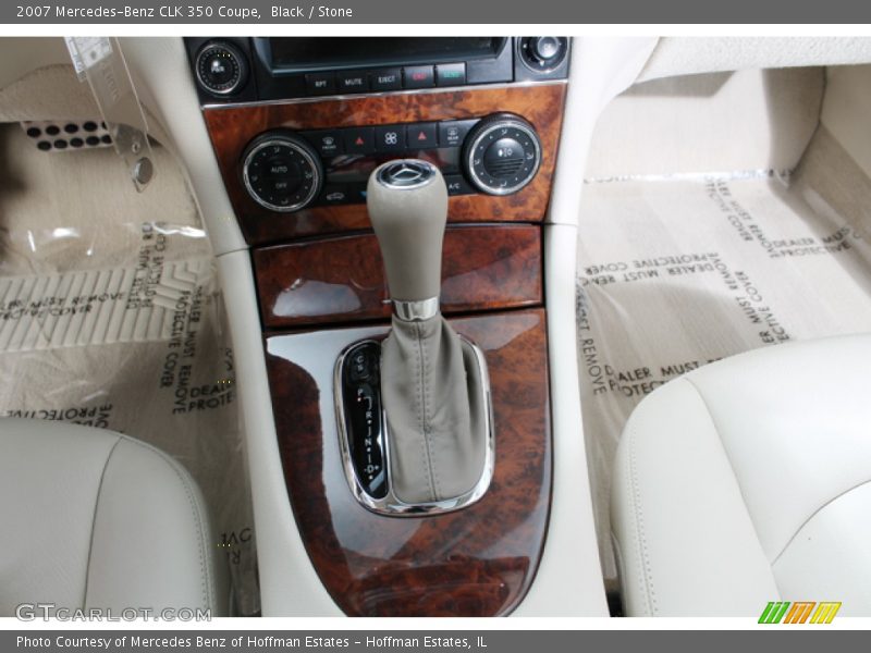 Black / Stone 2007 Mercedes-Benz CLK 350 Coupe