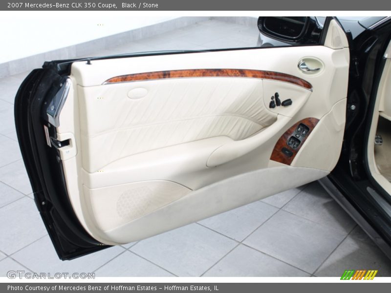 Black / Stone 2007 Mercedes-Benz CLK 350 Coupe