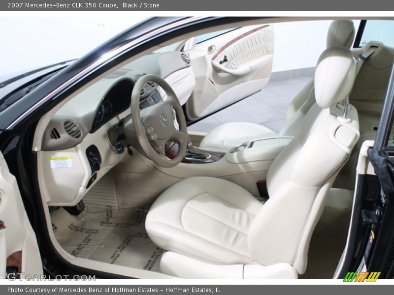 Black / Stone 2007 Mercedes-Benz CLK 350 Coupe