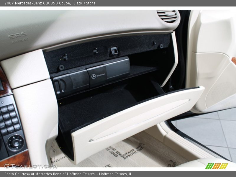 Black / Stone 2007 Mercedes-Benz CLK 350 Coupe