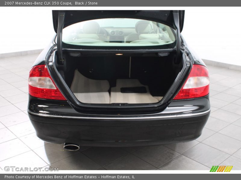Black / Stone 2007 Mercedes-Benz CLK 350 Coupe