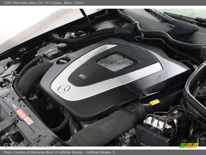 Black / Stone 2007 Mercedes-Benz CLK 350 Coupe