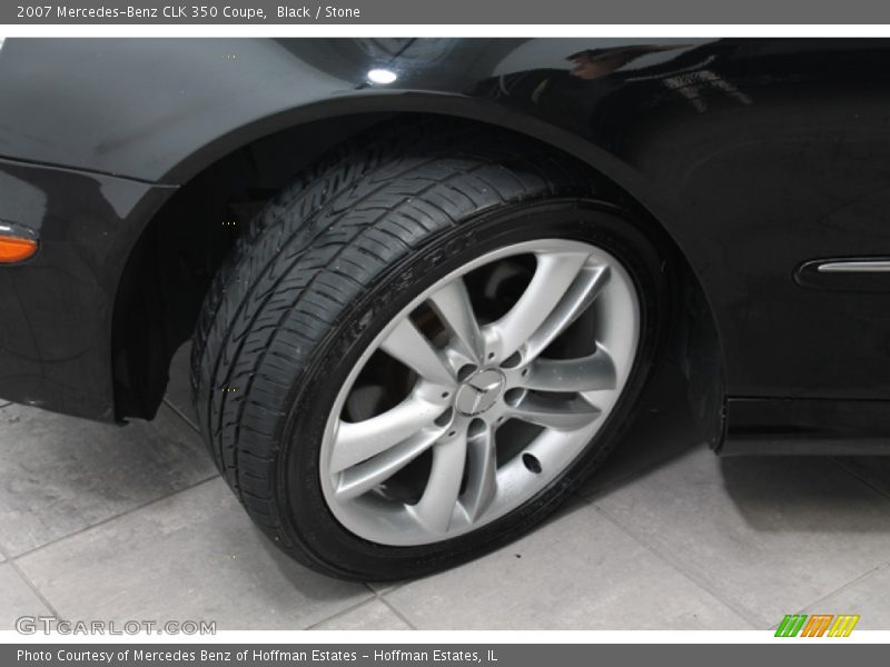 Black / Stone 2007 Mercedes-Benz CLK 350 Coupe