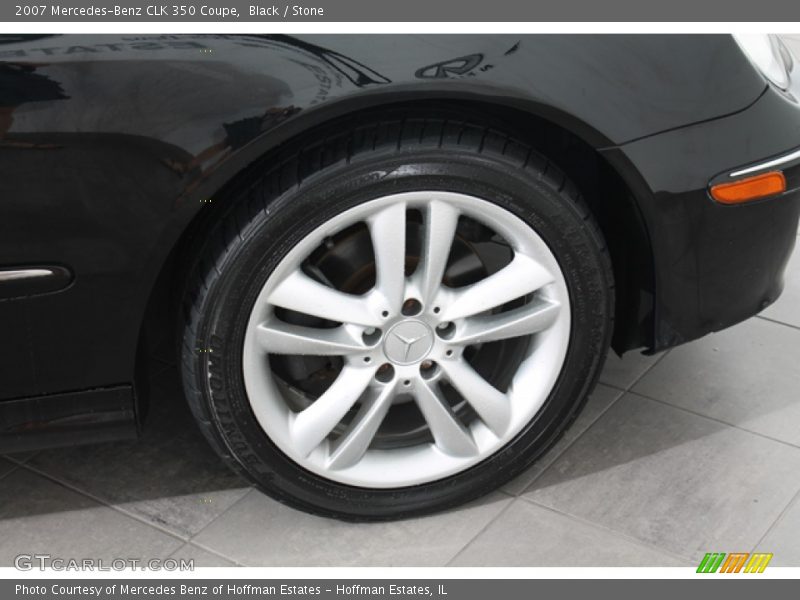 Black / Stone 2007 Mercedes-Benz CLK 350 Coupe