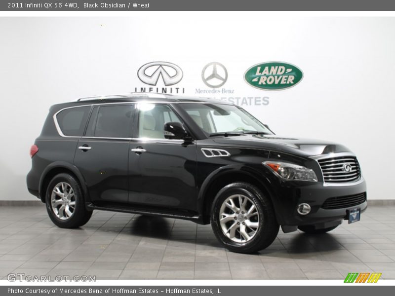Black Obsidian / Wheat 2011 Infiniti QX 56 4WD