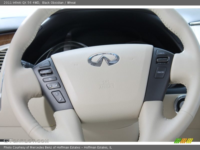 Black Obsidian / Wheat 2011 Infiniti QX 56 4WD