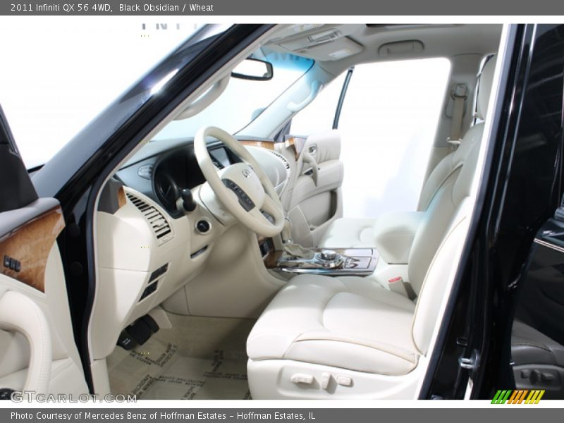 Front Seat of 2011 QX 56 4WD