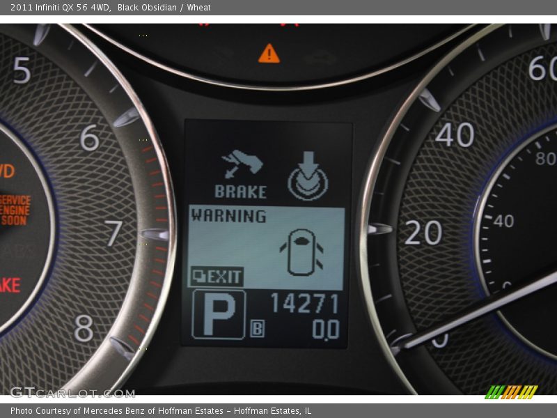 Black Obsidian / Wheat 2011 Infiniti QX 56 4WD