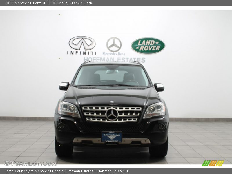 Black / Black 2010 Mercedes-Benz ML 350 4Matic