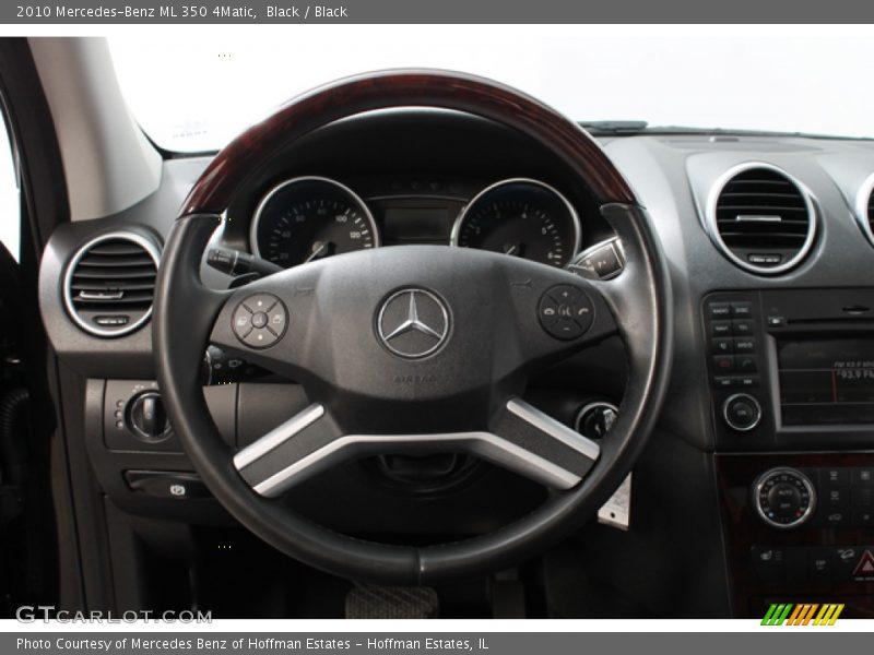 Black / Black 2010 Mercedes-Benz ML 350 4Matic