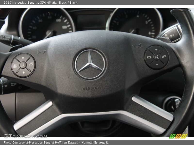 Black / Black 2010 Mercedes-Benz ML 350 4Matic