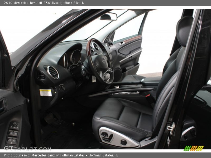 Black / Black 2010 Mercedes-Benz ML 350 4Matic