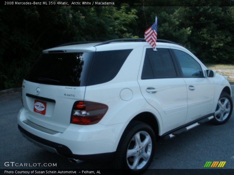 Arctic White / Macadamia 2008 Mercedes-Benz ML 350 4Matic